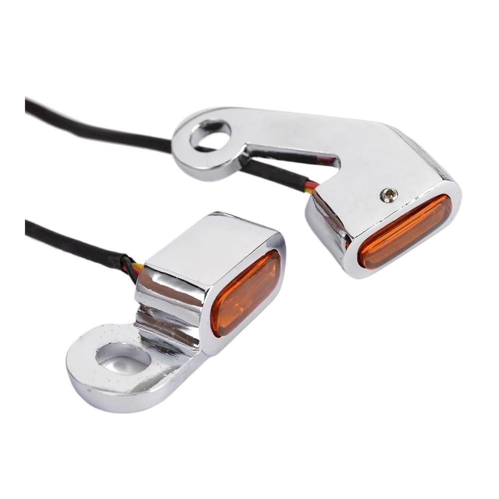 Clignotant de Moto Mini Clignotants pour Motos, 2 Pièces, Feux De Course, Clignotants De Guidon, Lampes pour Ha&rley Davidson pour Touring