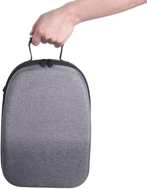 Carrying Case Compatible for PlayStationVR2/PS VR2, Hard Travel Case Protective Storage Bag Box for VR Gaming Accessories Portable Silver Gray Cover Case Protector