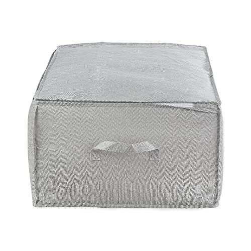Compactor RAN10164 Aufbewahrungstasche für Bettdecken, Grau, Polypropylen und Eva, 50 x 70 x 30 cm