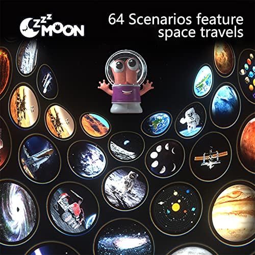 ZZZMOON Figure and Story Slides, Kids Story Projector Replacement Kit, Space Exploration for Kids Bedtime Reading 4 51WHs48RZES. AC