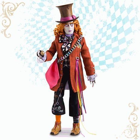 Disney (Mad Hatter Film Collection Doll - Alice Through The Looking Glass - 13 1/2 '' Alice in Wonderland Mad Hatter Doll (34.2cm) [Parallel Import Goods]