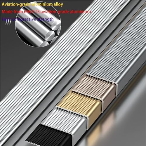 Solución para peldaños rotos con bordes de escalera de aluminio de 90cm que reparan pasos dañados 6