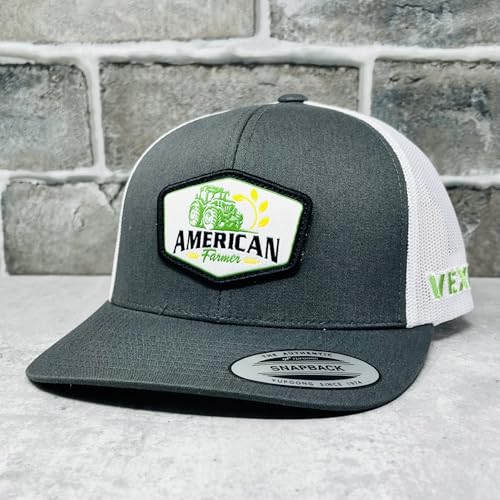Image of Vexil American Rancher Adjustable Snapback Western Lifestyle Rodeo Southwest Inspired Meshback Hat