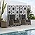Domi Metal Privacy Screens and Panels with Free Standing, Freestanding Outdoor Indoor Privacy Screen, Decorative Privacy Screen for Balcony Patio Garden, Sun Flower Shape