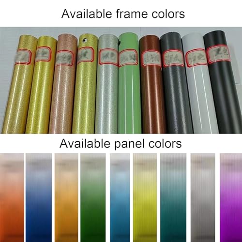 Cloison de séparation incurvée 140 cm avec motif à rayures dégradées - 5