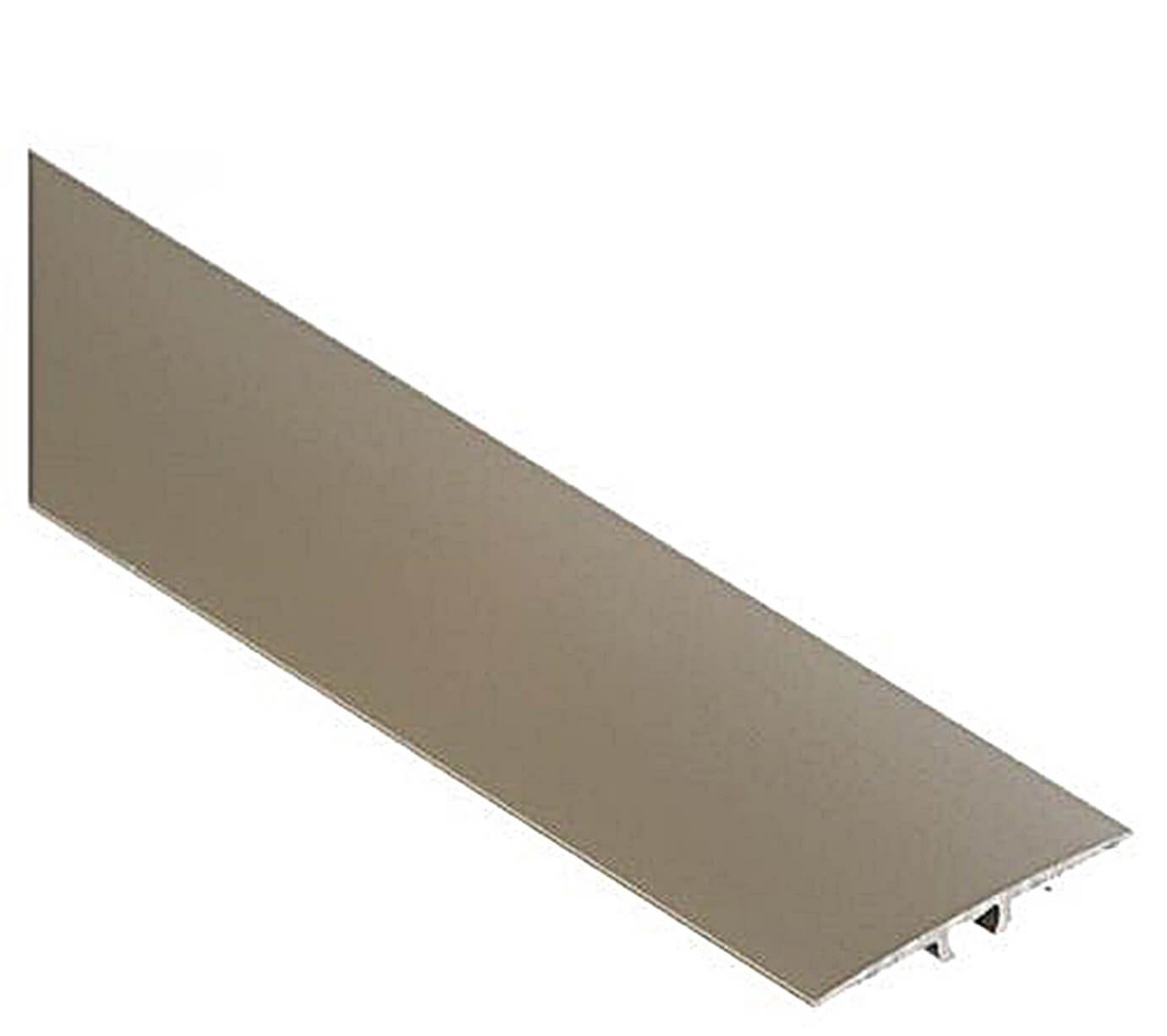 Tmw Profiles Champagne Flat Aluminium Transition Strip 35Mm X 1.8M Threshold Carpet Door Floor Edging Strip (Champagne)