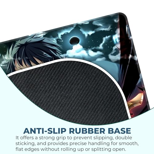 Image of Determined Charge Grey Large Mouse Pad - Extended Gaming Mouse Mat for PC, Laptop & Desktop - 23x19cm Dynamic Motion Accessories for Office & Desk