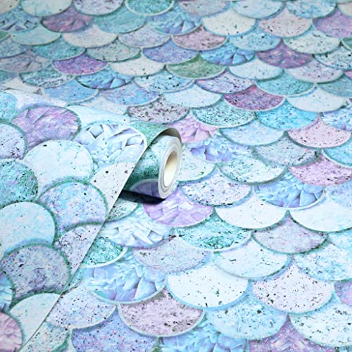 Arthouse Mermazing Scales Ice Blue Wallpaper 698305 #TOP1