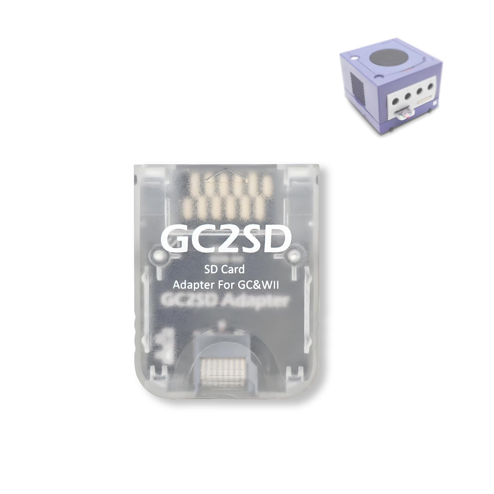 Lecteur De Carte TF Pour Game Cube SD2SP2 SDLoad SDL Adaptateur De Carte Micro SD (Blanc