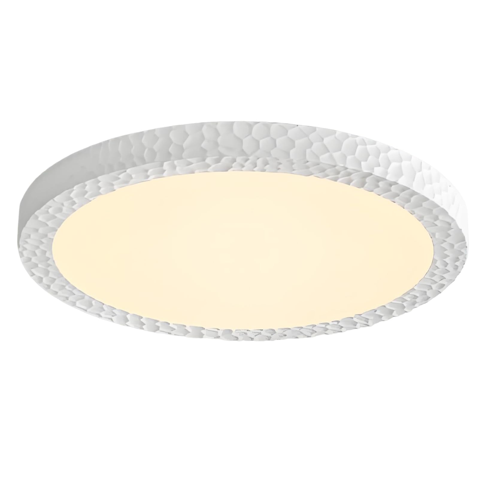 WLBHWL LED Flush-Mount Ceiling Light, 16.7 Inch 36W Hardwire Lighting Fixtures, Ultra Thin Round Close-to-Ceiling LED Light for Kitchen Porch Bedroom Hallway Stairwell Basement
