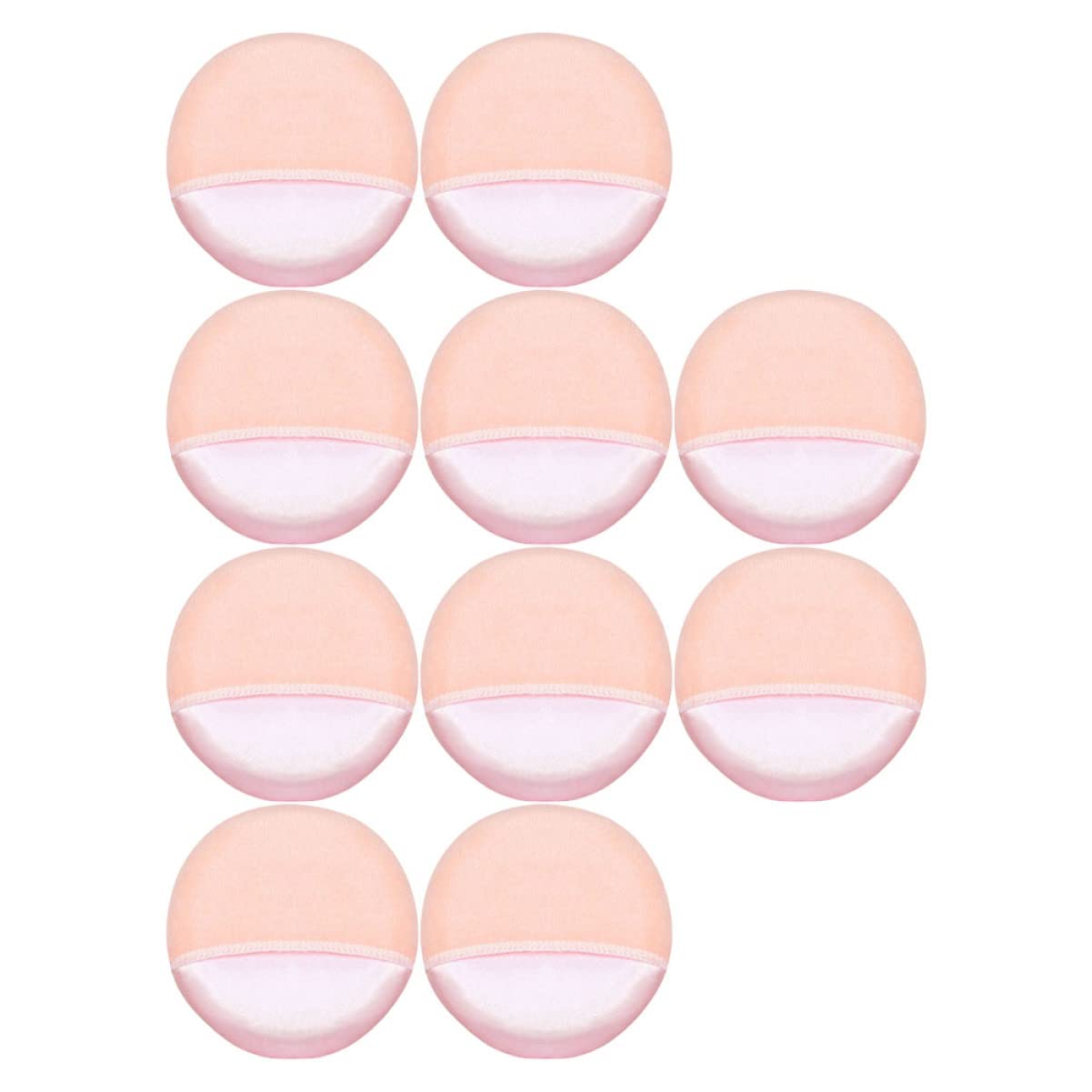 FRCOLOR 60pezzi Spugnetta Fondotinta Morbida e Lavabile Per Applicazione Make up Puff Per Polvere Con Sensazione Delicata e Skin-friendly Per Donne