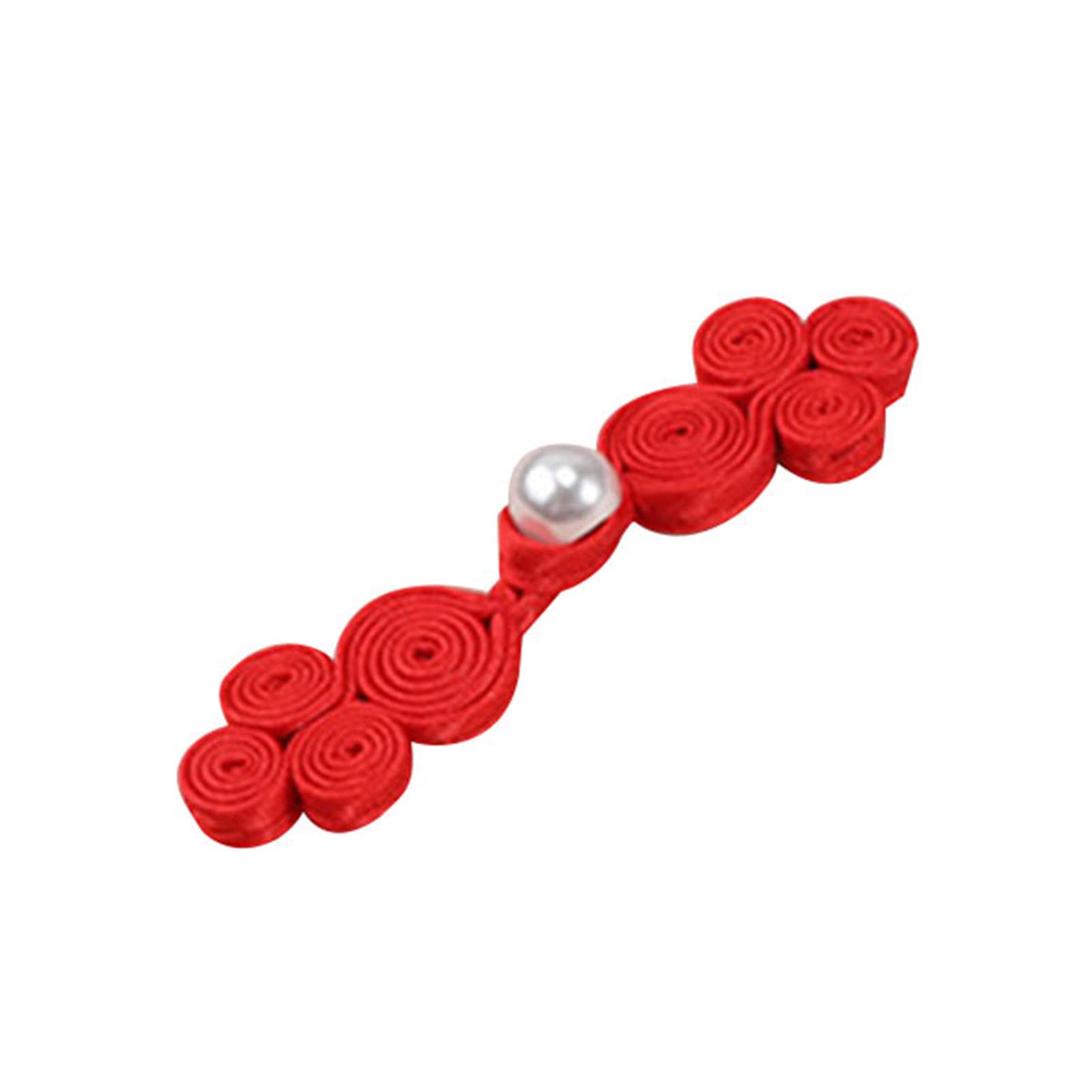 MHADBKH Cheongsam Button Beads Chinese Closure Button Chinese Traditional Knots Closure Sewing Fastener