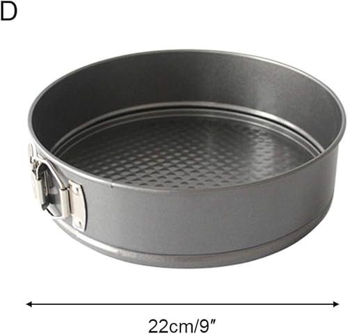 Miniatura 8 de Forart Molde para tartas Springform molde antiadherente a prueba de fugas redondo con parte inferior extraíble, herramientas de horneado para el