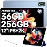 👑👑【36GB+ 256GB Riesenspeicher, Helio G99 Octa-Core-Prozessor】Das OUKITEL OT5 12 zoll tablet durch die Übernahme der RAM-Erweiterungstechnologie können 12GB physischer RAM auf 36GB erweitert werden (mit 24GB virtuellem RAM), für handliche Laufruhe auch bei Multitasking. Der außergewöhnliche MediaTek Helio G99 Prozessor, eine leistungsstarke Octa-Core Architektur, 256GB ROM (TF Karte mit bis zu 2TB) und Android 13 OS Massenspeicher bieten reichlich Platz für die Erstellung von Inhalten.