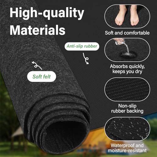 Waterproof Non-Slip Tent Floor Rug