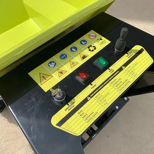 FORESTWEST 11100, Carretilla eléctrica con batería, capacidad 300 kg, motor DC sin escobillas 48V 800W miniatura 6