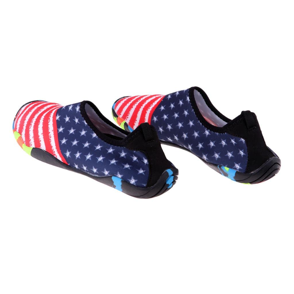 ZOOMELLA Water Shoes Quick-Dry Barefoot Socks Water Sports Fins Stripe Star Size 42 Sporting Goods | Water Sports | Fins, Footwear & Gloves | Water Shoes | Men