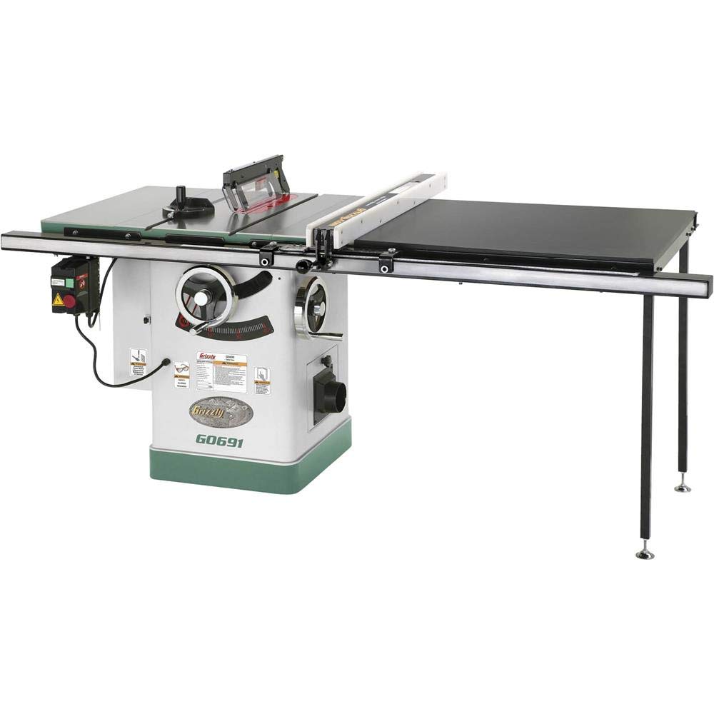 Grizzly Industrial 10 HP 120Volt Hybrid Table Saw With, 48 OFF