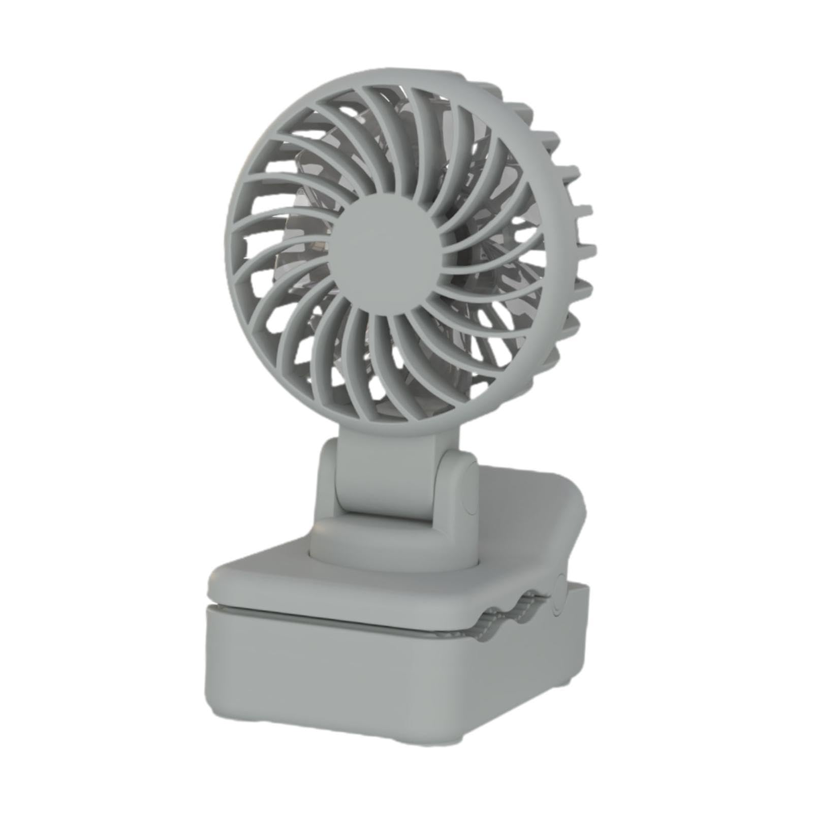 Ventilatore Compatto a Clip, Ideale per L'estate, con Impostazioni Adatte a Diverse Attività, Verde