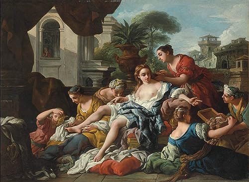 Tableau Bethsabée au bain Jean François De Troy pour habiller un grand mur vide