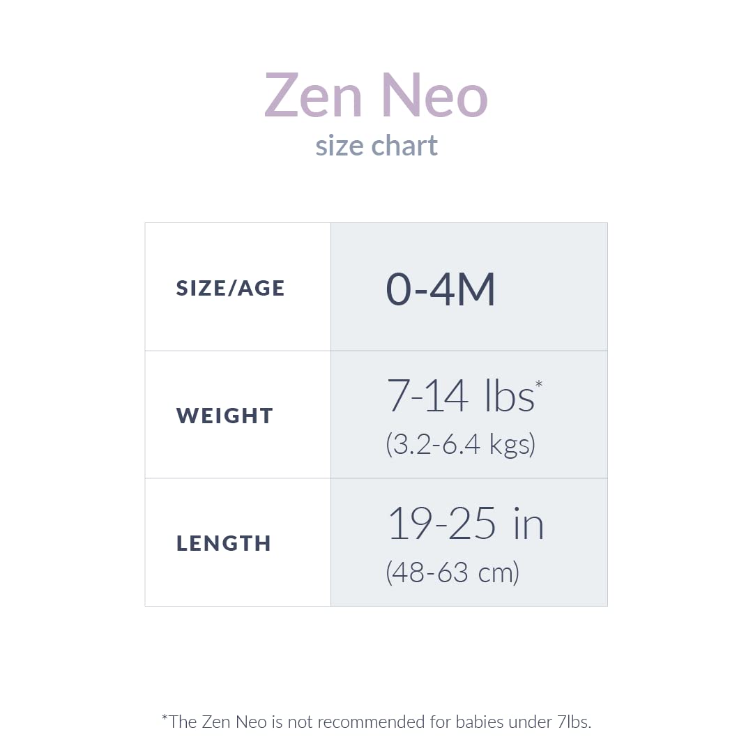 Buy Nested Bean Zen Neo, Newborn Baby Swaddle, Gently Weighted Pod for