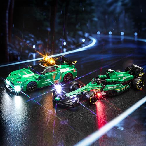 BRICKSHINING LED Lighting Compatible with Lego Aston Martin Safety Car & AMR23 76925, Light Kit Compatible with Lego 76925, Giving Light to Model, NOT Included The Model Set?Standard Version?