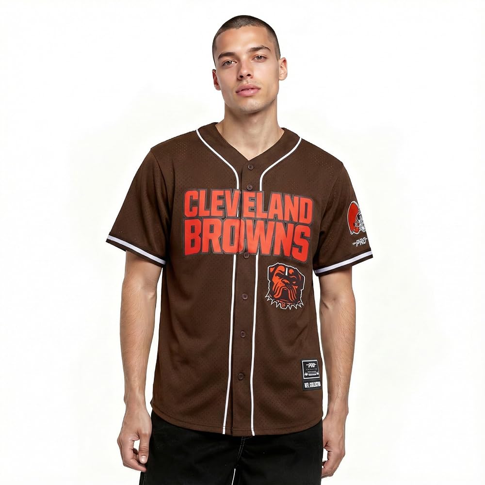 Pro Standard Men's NFL Mesh Poly Mesh Button-Down Top T-Shirt — image 1