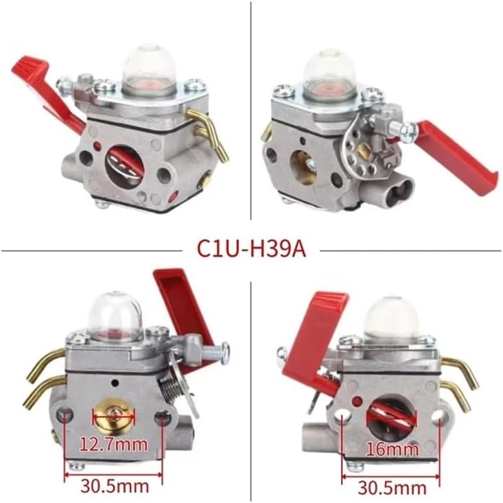 Trimmer Carburetor Kit Fit for PLT3400 PBC3600 Blower UP00608A UP00608 UP00021 C1U-H41 C1U-H39A