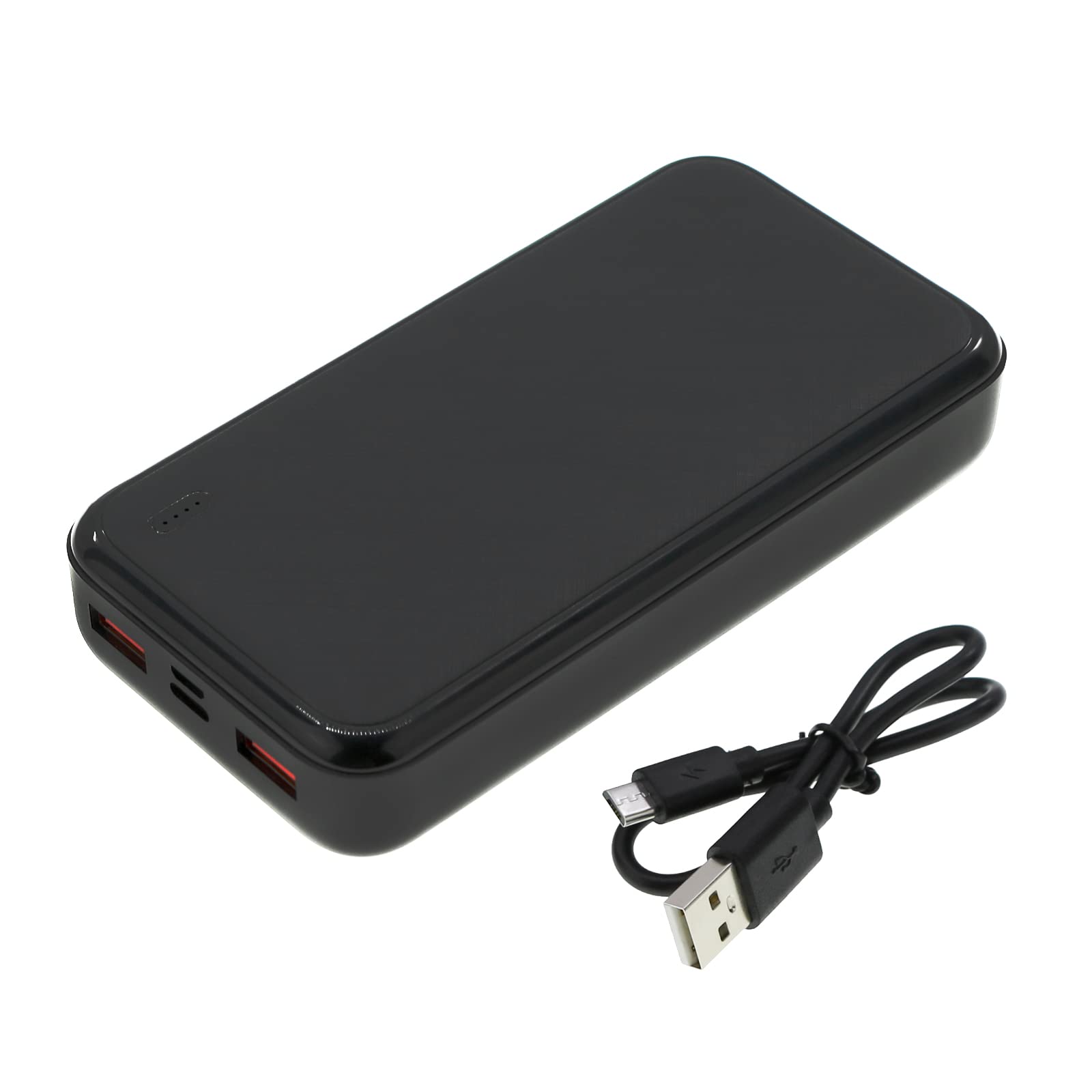 Cargador USB C portátil de 20000mAh Powerbank con 22.5W PD QC 3.0 Carga rápida para Baterías Recargables Externas Enchufe con indicador LED, tres salidas y dos entradas para, Android, etc