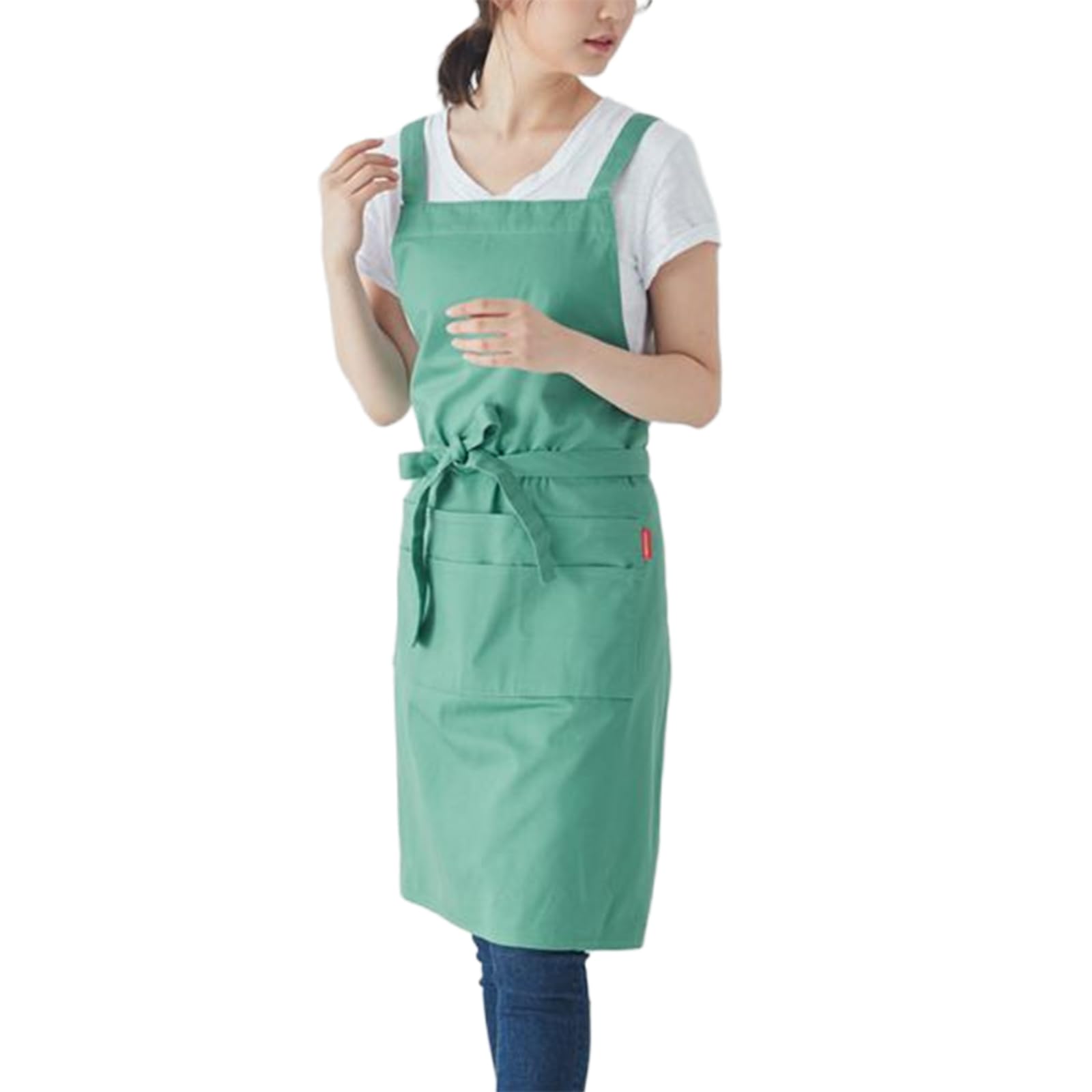 Delantales de repostería, Delantales de Cocina, Delantal Ajustable con Pechera for Mujeres y Hombres, Chef(Jasper)