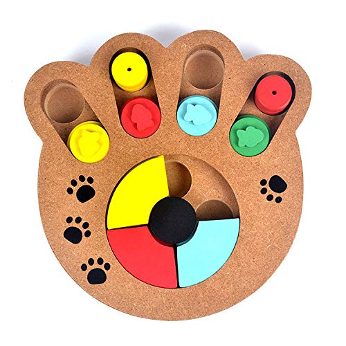 Xsesen Dog Interactive Puzzle Game Dog Toys,Pet IQ Intelligent Toy Smart Dog Puzzle Toys for Beginner,Puppy Treat Dispenser Interactive Dog Toys-Improve Dog's IQ,Specially Designed for Training Treats