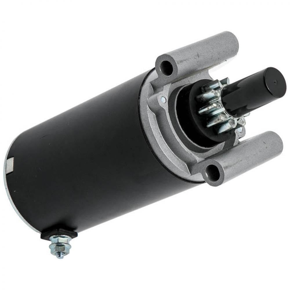 Arrancador de 12 V y 10 Dientes Compatible con Modelos de Herramientas de jardín para cortadoras de césped, Tractores 20 22 23 25 26 3209801 71095801 para número de Pieza 5801