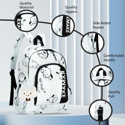 Image of Tinytot 30 Litre Japanese Korean Style School Bag Water-Resistant Laptop & Travel Backpack - Unisex Large 18 Inches Multipurpose Student Backpack for Boys & Girls, Men & Women