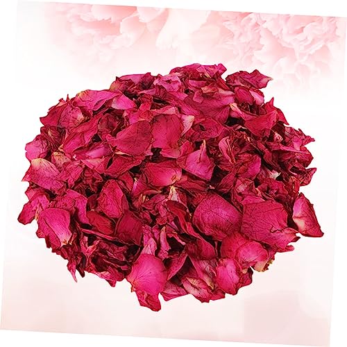 Pétalos de rosa roja seca para baño y decoración miniatura 3