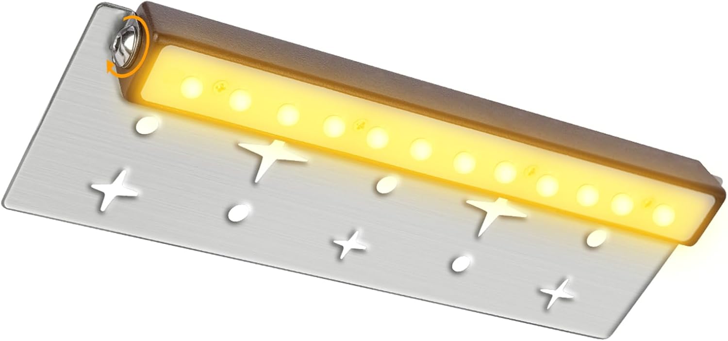 Retaining Wall Lights,1 Pack 7 Inch LED Hardscape Lighting,12-36V 2.5W Low Voltage Fence Lights,Outdoor Step Lights with IP67 Waterproof 2700K Warm Light