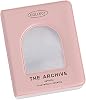Mini Cards Binder Collection 1-Pocket, 40 Pockets Card Holder with 20 Sleeves, Trading Card Collector, Album Card Folder for Girls and Boys (1, Pink)