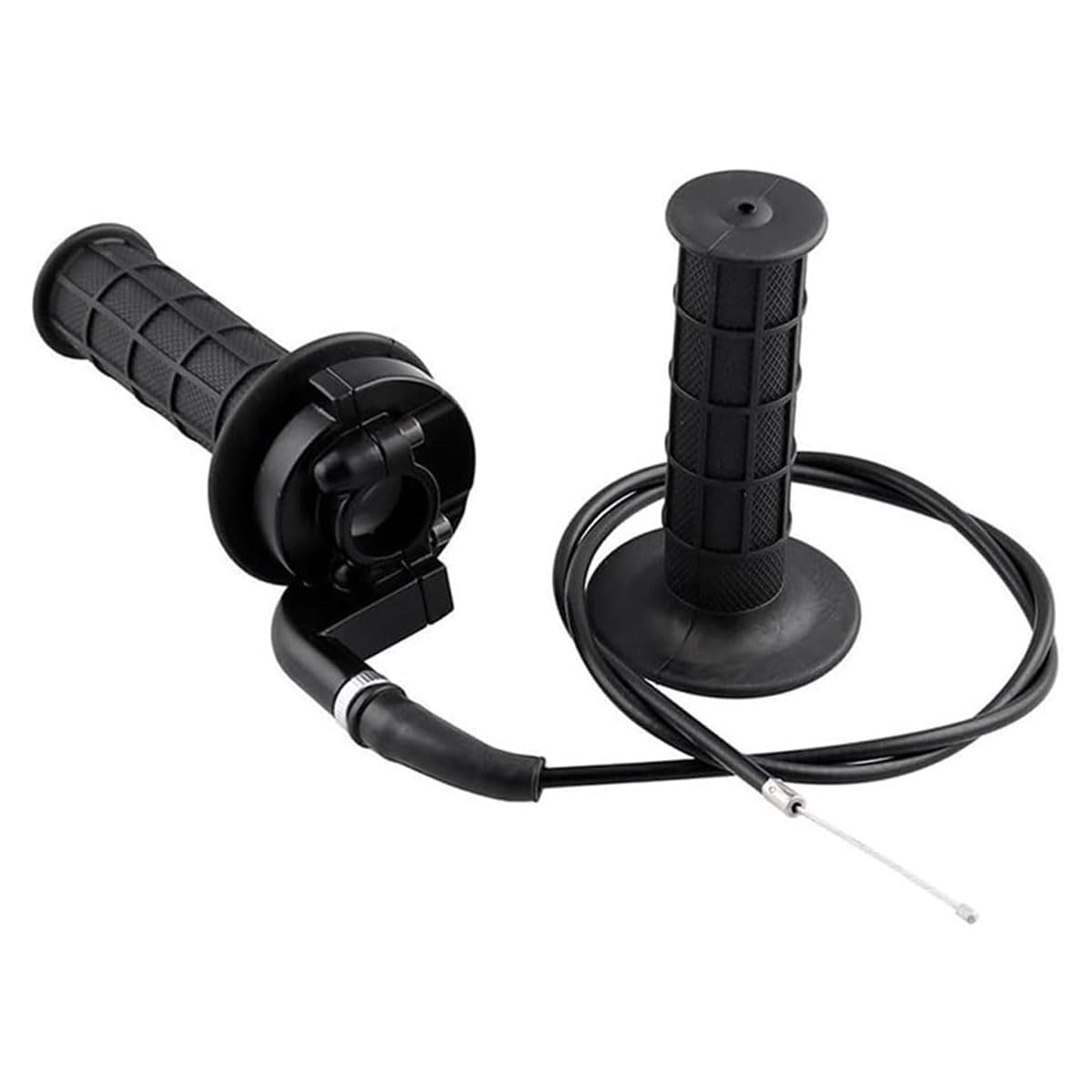 Alrens Zestaw uchwytów gazowych do kierownicy motocyklowej, 7/8", 22 mm, uchwyt gazowy z kablem, uchwyt gazowy Twist Grip zestaw do kierownicy 50cc, 90cc, 110cc, 125cc, 140cc, 150cc, 200cc, 250cc,