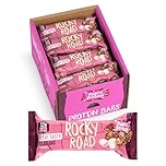 Punk'd Protein Rocky Road Bars (Box of 12x e55g) - NEW for 2026 Pack of 12 Handmade Classic Flavouring Rocky Roads, Individually Wrapped Marshmallow & Chocolate Flavour Protein Bars