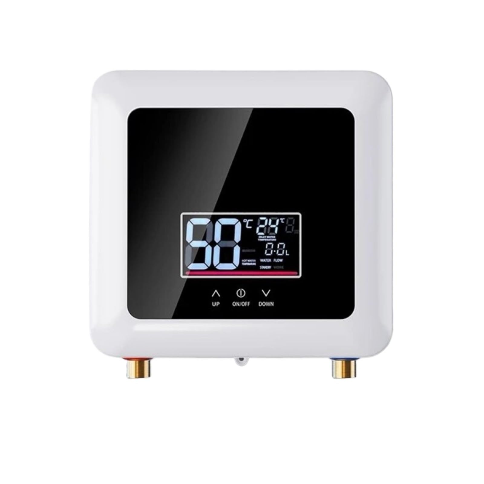 Mooilko Nero Electric Water Heater Constant Temperature With Widescreen Instant Tankless Water Heater Quick Shower Easy To Use(5500W,)