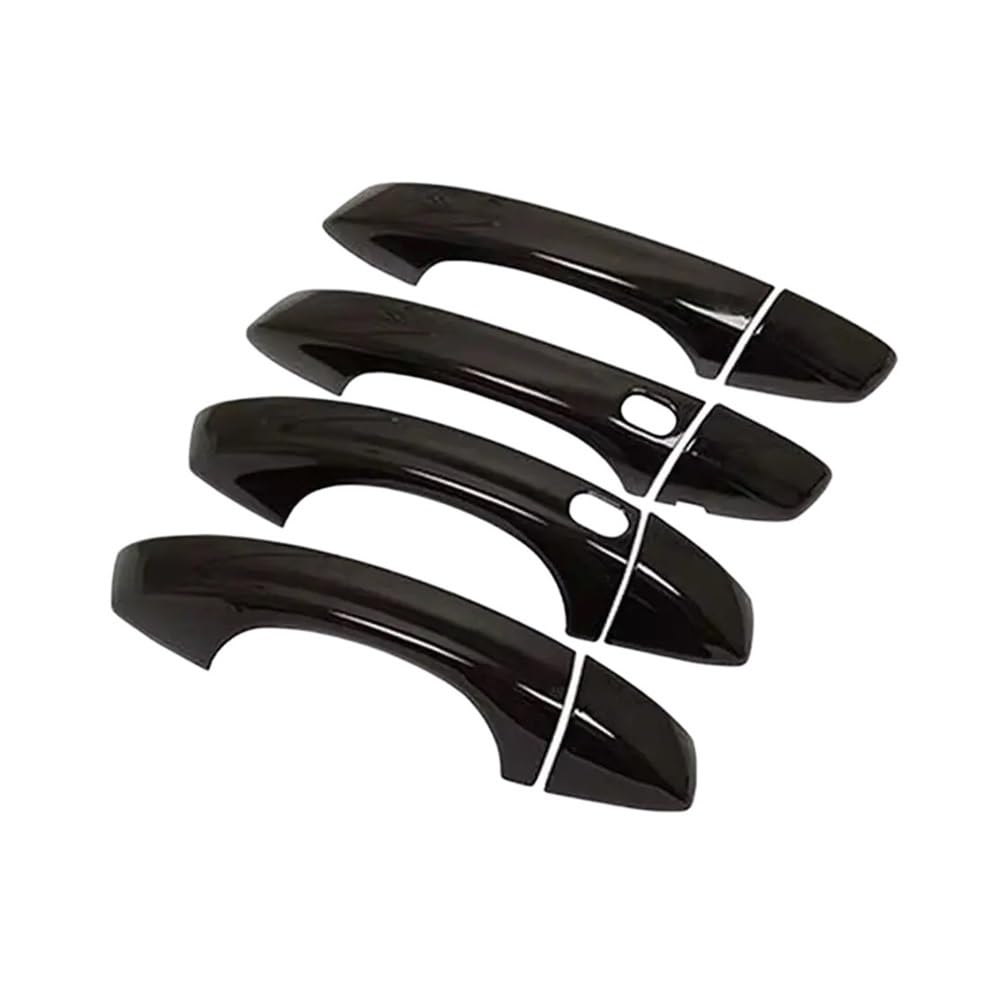 Ymyyqw Black -S Car Outer Door Handle For Golf 7 Mk7 .5 2014-2019 Car Sticker Carbon Black Silver Exterior Door Handle Moulding Cover Trim Accessories