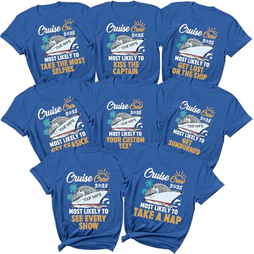 Family Cruise Shirts 2025, Cousin Cruise Squad 2025 Shirt, Cruise Crew Family Summer Vacation Beach T-Shirt