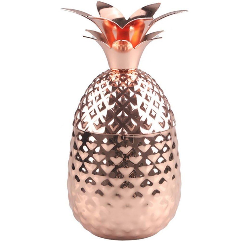 Tasse ananas en acier inoxydable le cadeau idéal pour amateurs de cocktail
