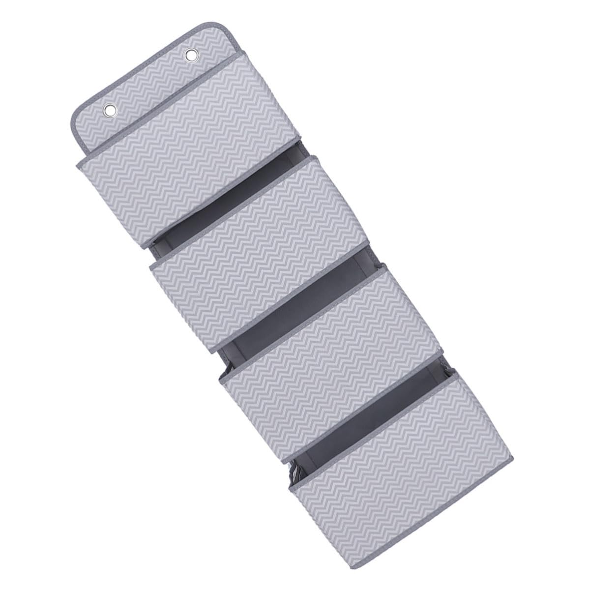 Organisateur suspendu porte 4 couches en tissu pour rangement mural de chambre