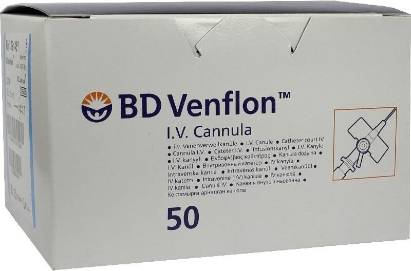 Ago per piercing aghi cannula sterili venflon 18g conf da 50 pezzi