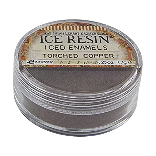 ICE Resin ® ICED Enamels, Torched Copper