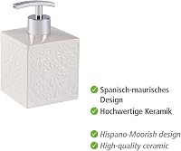 Wenko Seifenspender Cordoba Weiß Keramik 0.5L FlüSsigseife SpüLmittelspender