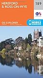  OS Explorer Map (189) Hereford and Ross-on-Wye by Ordnance Survey (2015-09-16)