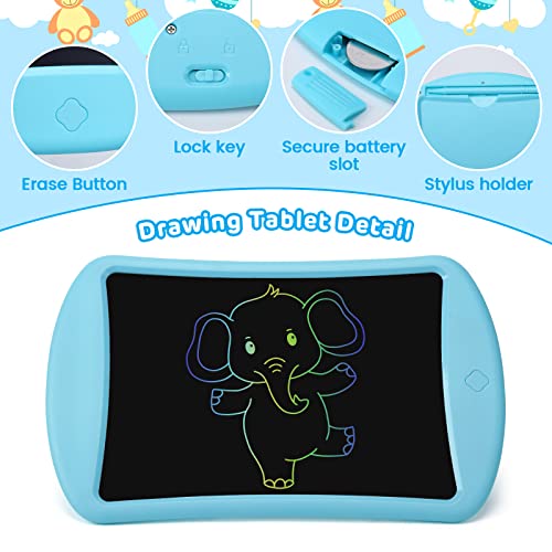 Lcd Writing Tablet For Kids, Magic Electronic Lcd Drawing Tablet For Kids 8.5 Inch, Toddler Scribble Drawing Tablet Pad Colorful Doodle Board, Educational Toys Christmas Birthday Gift For Boys Girls #TOP3