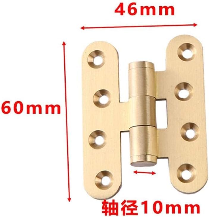 Bisagras De Puerta Bisagras De Puerta Bisagra Interna De Cobre Puro En Forma De H Bisagra De Puerta De Gabinete Bisagra Decoración Del Hogar Puertas Y Ventanas Bisagras De Latón Abatible 2-50 Mm (2 Pi