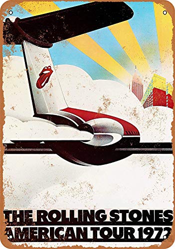 Rolling Stone American Tour Blechschild Retro Metall Wanddekor Tin Zeichen Vintage Plaque Wandaufkleber Geschenk Yard Bar Pub Cafe Home Decor Cover